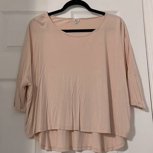 Aritzia Wilfred Pink 3/4 Sleeve T-Aritzia